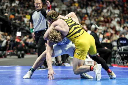 Mizzou Wrestling 174lbs Peyton Mocco
NCAA Division 1 Wrestling Championships at Little Caesar’s Arena in Detroit, MI. on Friday, March 18, 2022.
Mikayla Schmidt/Mizzou Athletics