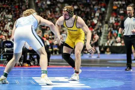 Mizzou Wrestling 174lbs Peyton Mocco
NCAA Division 1 Wrestling Championships at Little Caesar’s Arena in Detroit, MI. on Friday, March 18, 2022.
Mikayla Schmidt/Mizzou Athletics