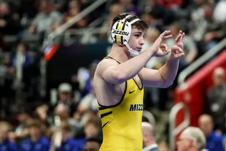 Mizzou Wrestling 165lbs Keegan O’Toole
NCAA Division 1 Wrestling Championships at Little Caesar’s Arena in Detroit, MI. on Friday, March 18, 2022.
Mikayla Schmidt/Mizzou Athletics