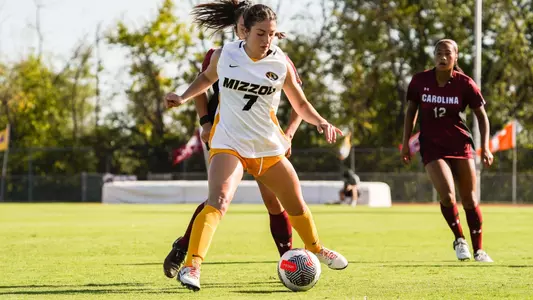 Mizzou Soccer vs South Carolina University, Sunday, October 8 2023.
