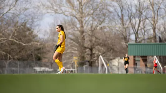 during an NCAA Soccer game against Central Missouri on Saturday, March 16, 2024 at Audrey J. Walton Soccer Stadium in Columbia, Missouri.