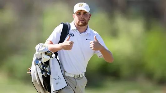 Mizzou Men's Golf competes during day one of the Tiger Intercollegiate Tournament at Old Hawthorne on Monday, April 8, 2024 in Columbia Missouri.