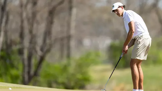 Mizzou Men's Golf competes during day one of the Tiger Intercollegiate Tournament at Old Hawthorne on Monday, April 8, 2024 in Columbia Missouri.