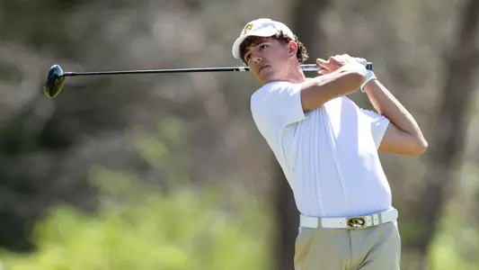 Mizzou Men's Golf competes during day one of the Tiger Intercollegiate Tournament at Old Hawthorne on Monday, April 8, 2024 in Columbia Missouri.