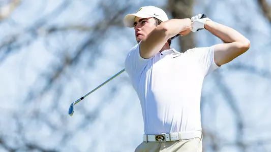 Mizzou Men's Golf competes during day one of the Tiger Intercollegiate Tournament at Old Hawthorne on Monday, April 8, 2024 in Columbia Missouri.