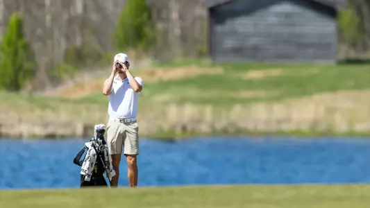 Mizzou Men's Golf competes during day one of the Tiger Intercollegiate Tournament at Old Hawthorne on Monday, April 8, 2024 in Columbia Missouri.