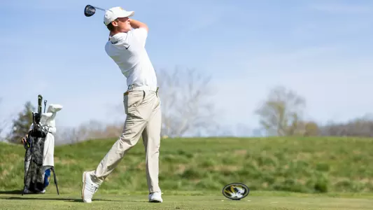Mizzou Men's Golf competes during day one of the Tiger Intercollegiate Tournament at Old Hawthorne on Monday, April 8, 2024 in Columbia Missouri.