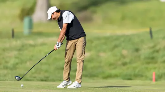 Mizzou Men's Golf competes during day one of the Tiger Intercollegiate Tournament at Old Hawthorne on Monday, April 8, 2024 in Columbia Missouri.