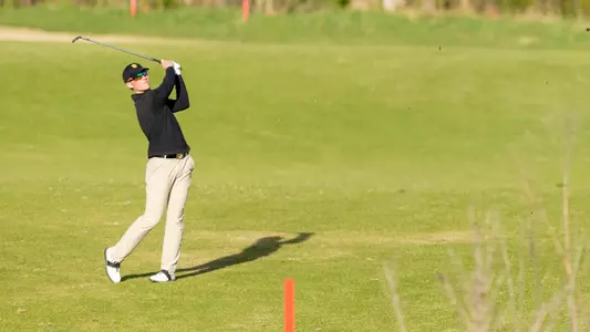 Mizzou Men's Golf competes during day one of the Tiger Intercollegiate Tournament at Old Hawthorne on Monday, April 8, 2024 in Columbia Missouri.