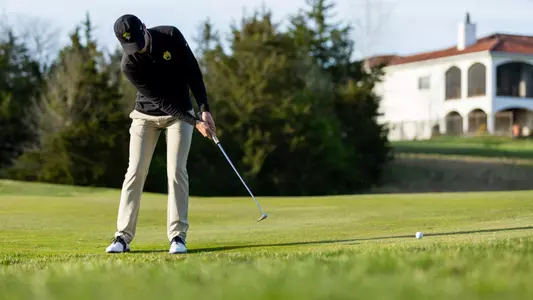 Mizzou Men's Golf competes during day one of the Tiger Intercollegiate Tournament at Old Hawthorne on Monday, April 8, 2024 in Columbia Missouri.