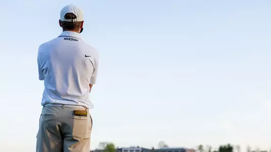 Mizzou Men's Golf competes during day one of the Tiger Intercollegiate Tournament at Old Hawthorne on Monday, April 8, 2024 in Columbia Missouri.