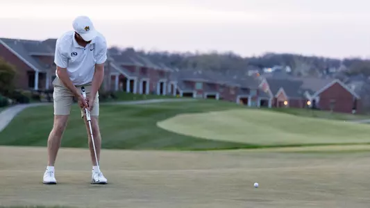 Mizzou Men's Golf competes during day one of the Tiger Intercollegiate Tournament at Old Hawthorne on Monday, April 8, 2024 in Columbia Missouri.