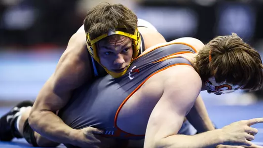 during session 3 of the 2024 NCAA Division 1 Wrestling Championships on Friday, March 22, 2024 at T-Mobile Center in Kansas City, Missouri.