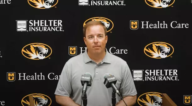 Drinkwitz previews Auburn, Oct. 14, 2025