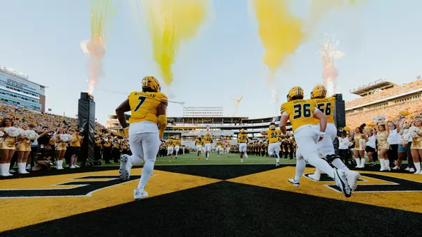 Football Runout UMass 2025