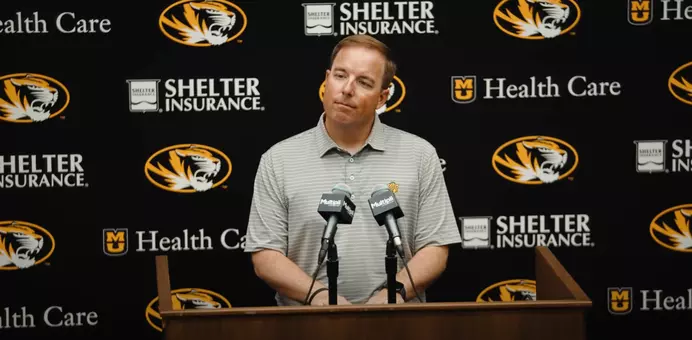 Drinkwitz previews No. 8 Alabama, Oct. 7, 2025