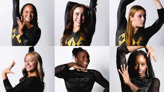The six signees joining the Mizzou gymnastics program after officially joining on National Signing Day on Nov. 12, 2025.