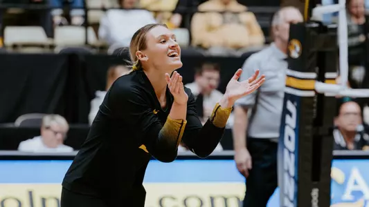 Maya Sands Celebrates against South Carolina