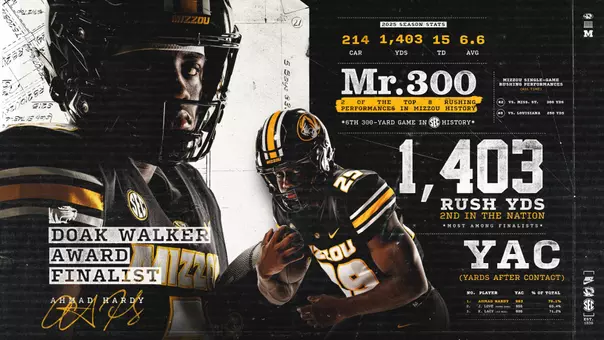 Ahmad Hardy, 2025 Doak Walker Award Finalist