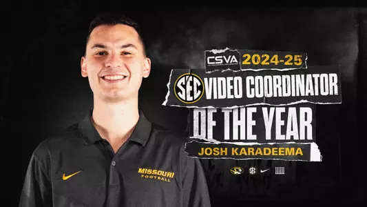Josh Karadeema named SEC Video Coordinator of the Year