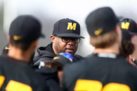 Mizzou Baseball Head Coach, Kerrick Jackson, during batting practice prior to an NCAA Baseball game against Northern Kentucky at Taylor Stadium on Friday, March 1, 2024 in Columbia, Missouri. Game one of a three game series.