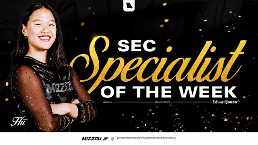 Helen Hu wins fourth SEC Specialist of the Week award in 2025.