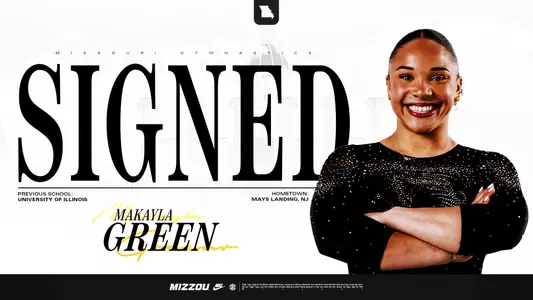Makayla Green signs with Mizzou gymnastics