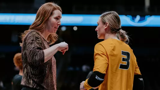 Maya Sands and Dawn Sullivan at 2024 NCAA Tournament vs. Kentucky