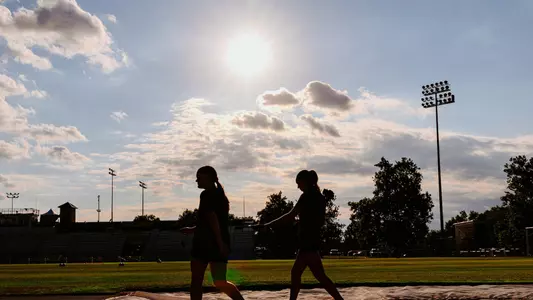 Mizzou soccer student-athletes take the field ahead of its game against Youngstown State on August 20, 2025.
