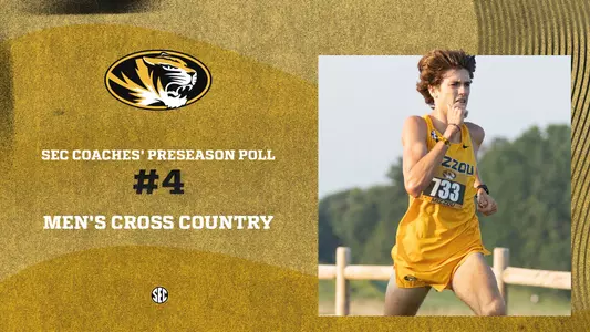 Men's cross country selected to finish fourth in the SEC by the league's coaches.