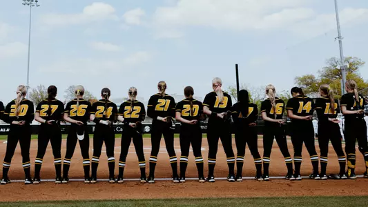 Mizzou Softball Lineup Against Texas A&M