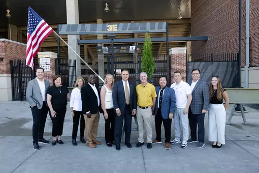 Mizzou Athletics Celebrates Topping Off Ceremony for Memorial Stadium Centennial Project