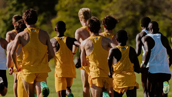 Mizzou's men's cross country team during the Gans Creek Classic on September 26, 2025.
