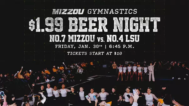 Gymnastics vs. LSU $1.99 Beer Night