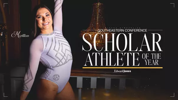 Lauren Macpherson named the SEC Scholar-Athlete of the Year.