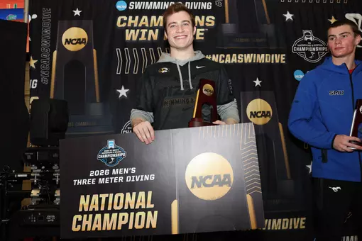Collier Dyer wins NCAA Championship in 3-meter diving