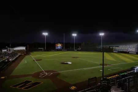 Taylor Stadium, rain delay vs. UIC, March 6, 2026