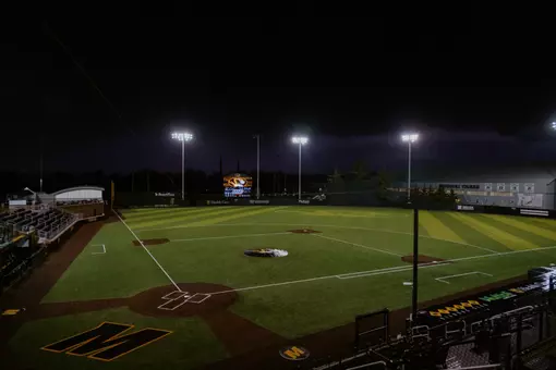 Taylor Stadium, rain delay vs. UIC, March 6, 2026