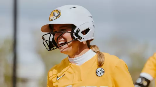 Sophie Smith smiling during the LSU series