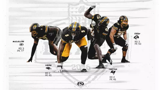 front page graphic for NFL draft day 2