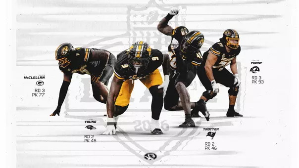 front page graphic for NFL draft day 2