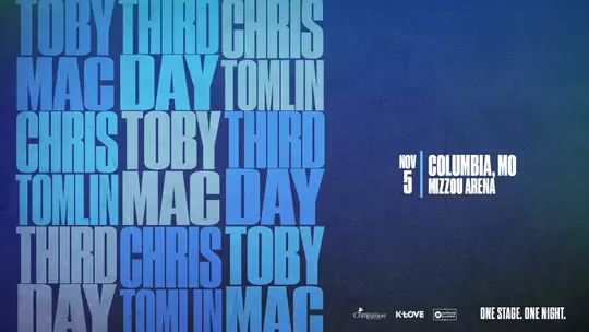 Mizzou Arena Concert Graphic: TobyMac, Chris Tomlin and Third Day