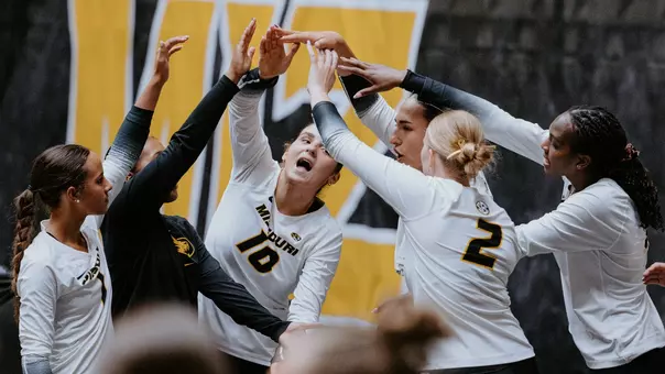 Team celebrating at the home tournament in the spring