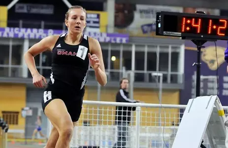 Spenner Sets Pentathlon Record at UNI - Omaha Athletics