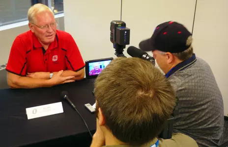 Blais and Walters Make Rounds of NCHC Media Day - Omaha Athletics