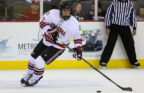 Peterson Named NCHC Rookie of Week - Omaha Athletics