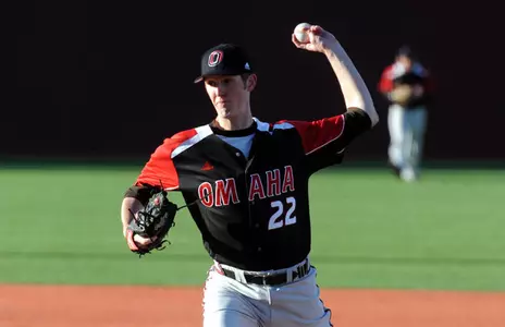 Schoonover Named Summit League Pitcher of the Week - Omaha Athletics