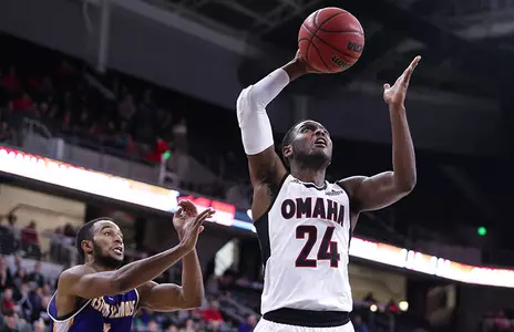 Hollins Leads 79-73 Comeback at South Dakota - Omaha Athletics