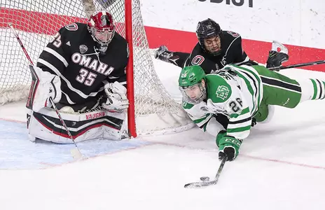 North Dakota Stops Mavericks 4-1 For Sweep - Omaha Athletics