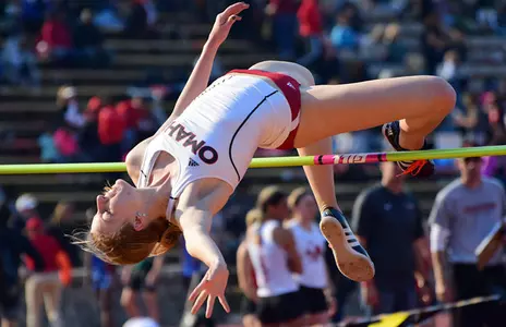 Ahrens Wins High Jump at Emporia State Relays - Omaha Athletics